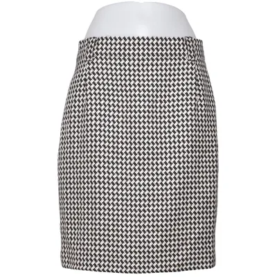 Kjol (Svart, Vit, Flerfärgad) från Mondi Acetat, Silke, Ull