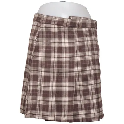 Jupe (Marron, Beige) de Magasin Du Nord Élasthane, Polyester