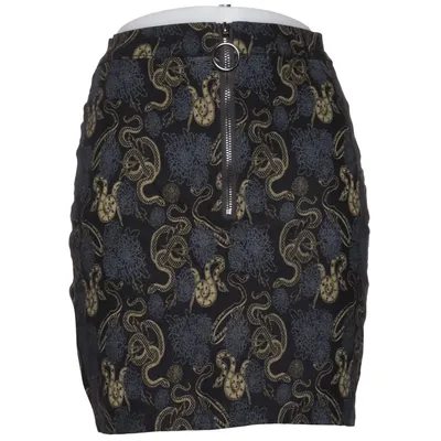 Kjol (Svart, Flerfärgad) från Banned Alternative Bomull, Elastan, Polyester