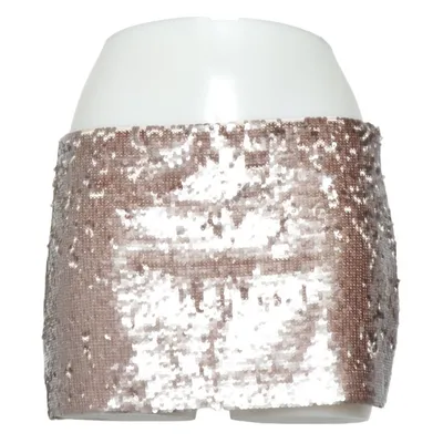 Skirt (Brown) from Guizio Elastane, Polyester