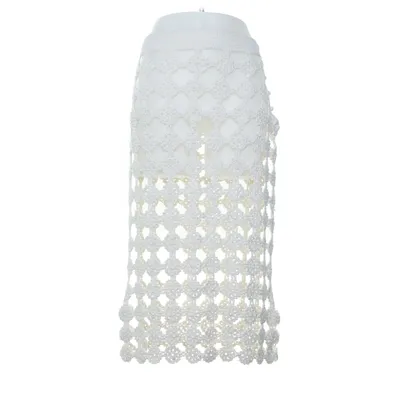 Maxi skirt (White) from More Than Yesterday Cotton