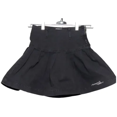 Jeanskjol (Grå) från DKNY Bomull, Elastan
