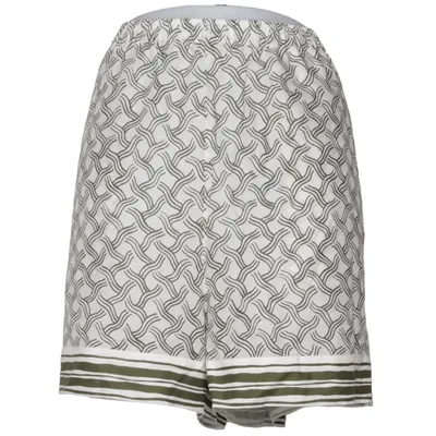 Shorts (Vit, Grön) från Arket Bomull, Lyocell