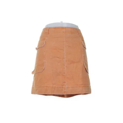 Jeansnederdel (Orange) fra H&M Trend Bomuld, Viscose
