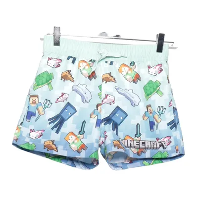 Badshorts (Blå, Grön, Flerfärgad) från Minecraft Polyester