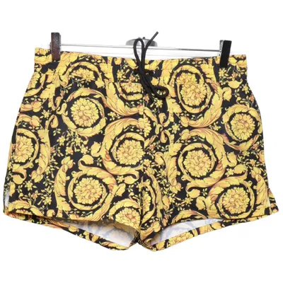 Badeshorts (Sort, Gul) fra Versace Elastan, Polyamid, Polyester