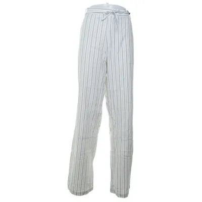 Pyjamasbyxor (Beige, Grå) från Mansfield Linne, Viskos