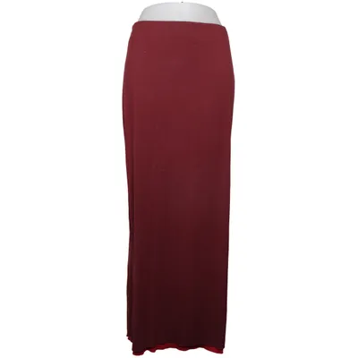 Jupe longue (Rouge) de NA-KD Élasthane, Modal