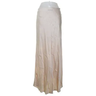 Maxi rok (Beige) van Gestuz Viscose