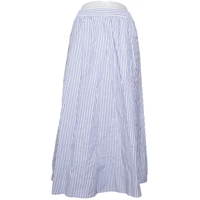 Långkjol (Blå, Vit) från KappAhl Bomull