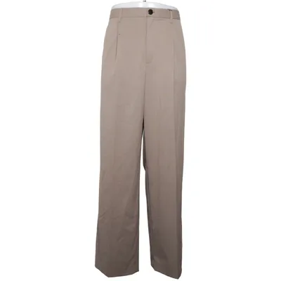 Pantalon (Beige) de Weekday Coton, Élasthane, Polyester, Viscose