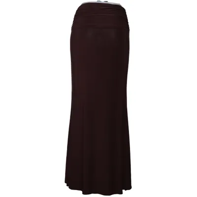 Långkjol (Brun) från ASOS Design Elastan, Polyester