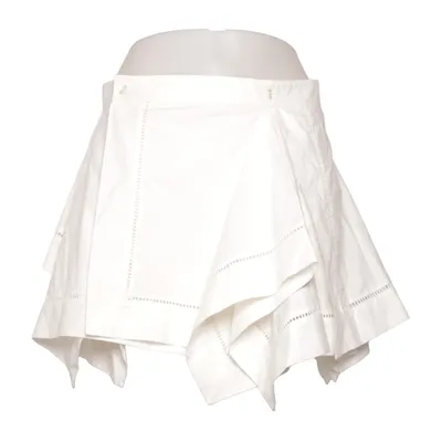Wrap skirt (White) from H&M Studio Cotton