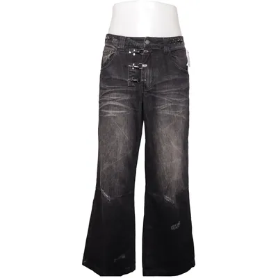 Jeans (Black) from Jaded London Cotton, Polyester, Viscose