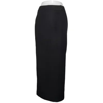 Långkjol (Svart) från VILA Polyester, Viskos