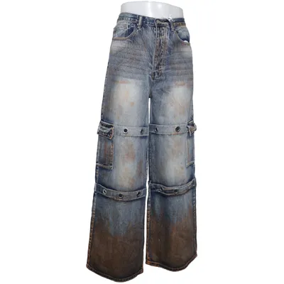 Cargobyxor (Blå) från MNML Bomull