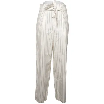 Pantalon patte d'éléphant (Blanc) de Tomorrowland Viscose, Laine