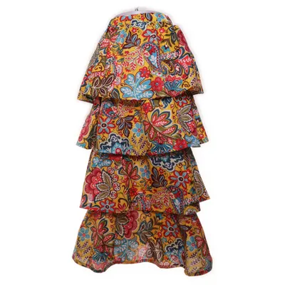 Långkjol (Gul, Flerfärgad) från Sherelle Bomull, Polyester