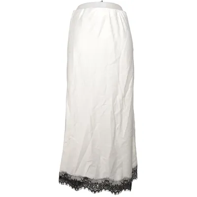 Långkjol (Vit, Svart) från Bubbleroom Polyester
