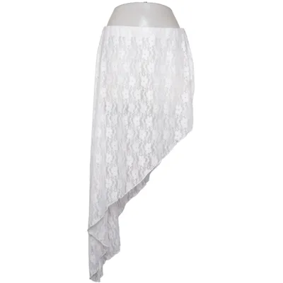 Kjol (Vit) från Monki Elastan, Polyester