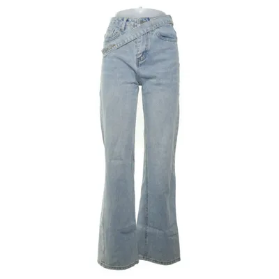 Jeans (Blue) from The Kript Cotton