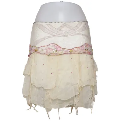 Kjol (Beige, Flerfärgad) från MbyM Viskos