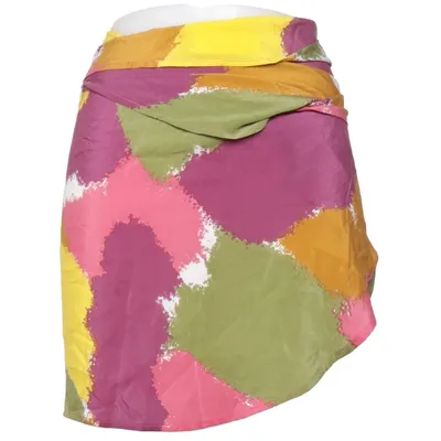 Sarong (Gul, Pink, Flerfarvet) fra Bamba Silke