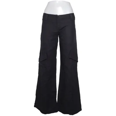 Cargobyxor (Svart) från Test Bomull, Linne