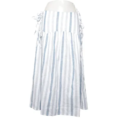 Jupe (Bleu, Blanc) de Wednesday's Girl Coton