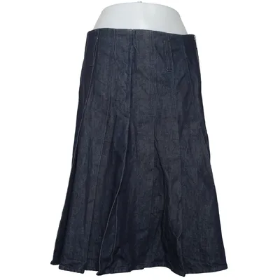 Jeansnederdel (Blå) fra H&M Bomuld