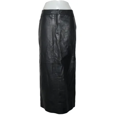 Lederrock (Schwarz) von Remain Leder, Polyester