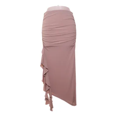 Långkjol (Beige) från Gina Tricot Elastan, Polyester