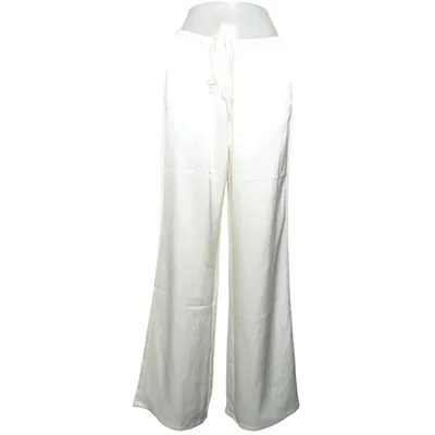 Palazzobyxor (Vit) från Gina Tricot Återvunnen polyester
