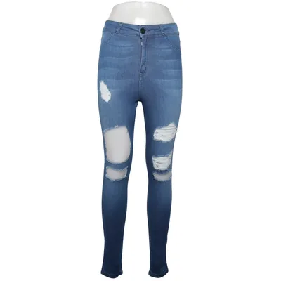 Jeans (Blå) från Fit Jeans Bomull, Elastan, Polyester
