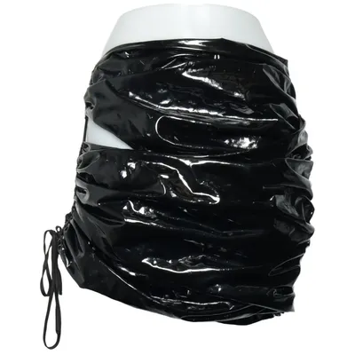 Vinyl skirt (Black) from Mistress Rocks Elastane, Polyester, Polyurethane