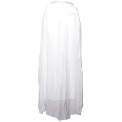 Maxi rok (Wit) van Polita Elastaan, Zijde, Viscose