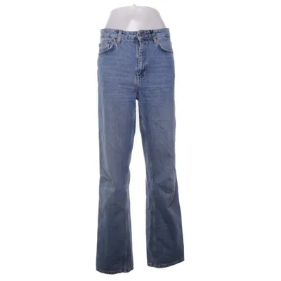 Jeans (High Waisted Straight Jeans) fra NA-KD Bomuld, Polyester