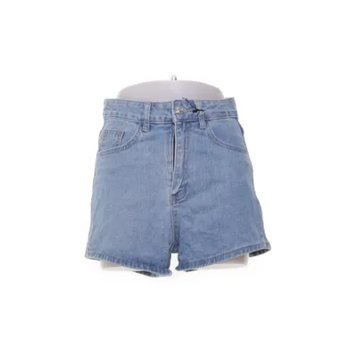 Denim shorts (Blue) from Shein Cotton, Polyester