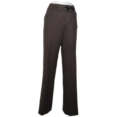 Pantalon (Marron) de Burberry Cachemire, Cupro, Élasthane, Laine