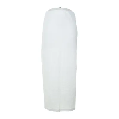 Maxi nederdel (Tweed Maxi Skirt) fra NA-KD Bomuld, Elastan, Polyester, Viscose