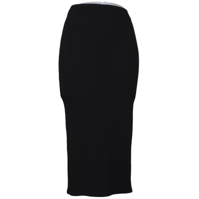 Långkjol (Svart) från H&M Elastan, Polyester
