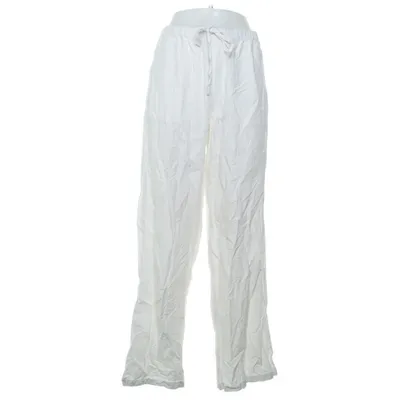 Palazzobyxor (Vit) från PrettyLittleThing Tall Bomull, Linne