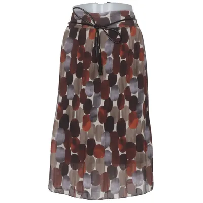 Jupe (Marron, Gris, Multicolore) de Edith Polyester