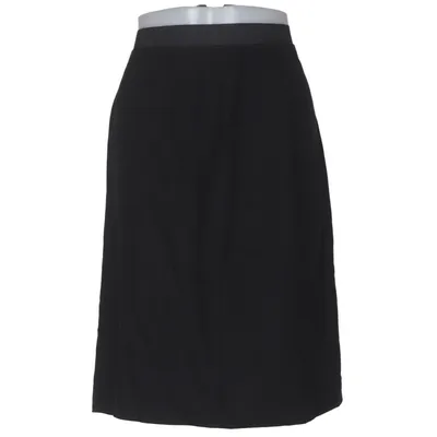 Jupe (Noir) de Rue Blanche Acétate, Viscose, Laine