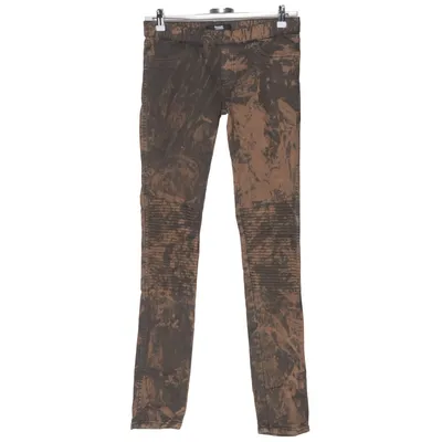 Jean (Marron, Multicolore) de Heart Quake Coton, Élasthane