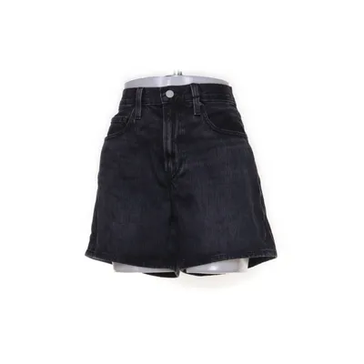 Denim shorts (Black) from Uniqlo Cotton, Polyester