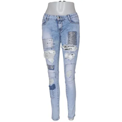 Jeans (Blå) fra Realty Bomuld, Elastan