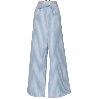 Pyjamasbukser (Blå, Hvid) fra Lindex Bomuld, Polyester