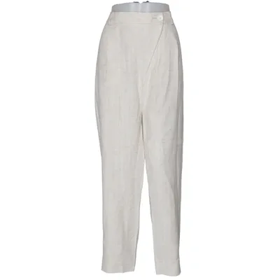 Byxor (Beige) från By Malene Birger Linne, Viskos
