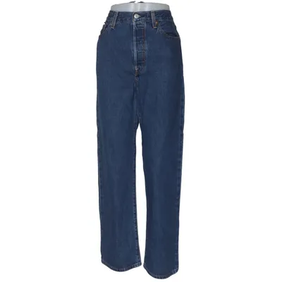 Jeans (Ribcage Straight Ankle) fra Levi's Premium Bomuld, Lyocell